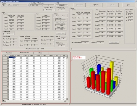 スペーサー検査装置
