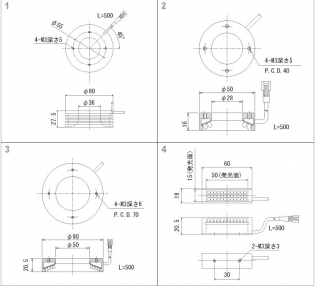近赤外照明　850nm　950nm
