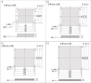 近赤外照明　850nm　950nm