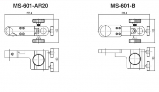 ポール式粗動フォーカスマウント