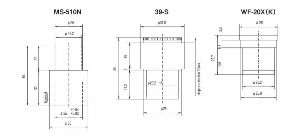 接眼レンズアダプター