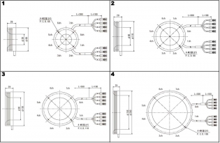 マルチポジションリング照明（8分割）