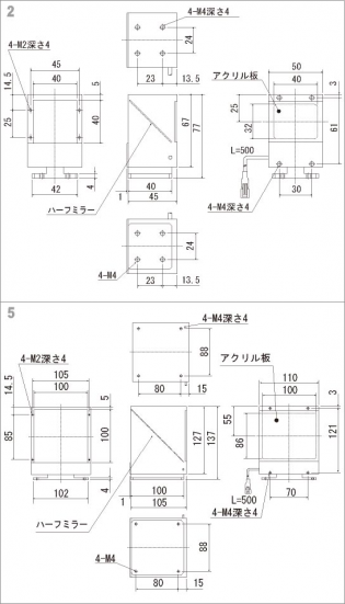 狭角配光擬似同軸落射照明