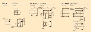 直角/2 直角棱鏡支架