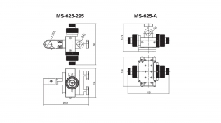 ポール式粗微動フォーカスマウント