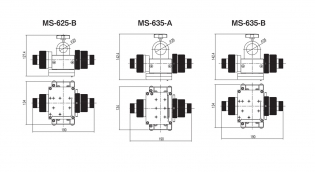 ポール式粗微動フォーカスマウント